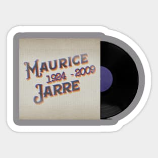 RETRO VINYL MAURICE JARRE Sticker